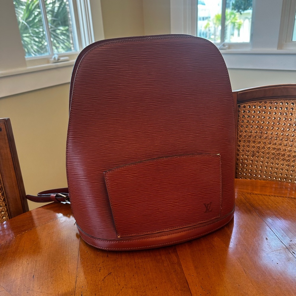Vintage Louis Vuitton Gobelins Leather Backpack